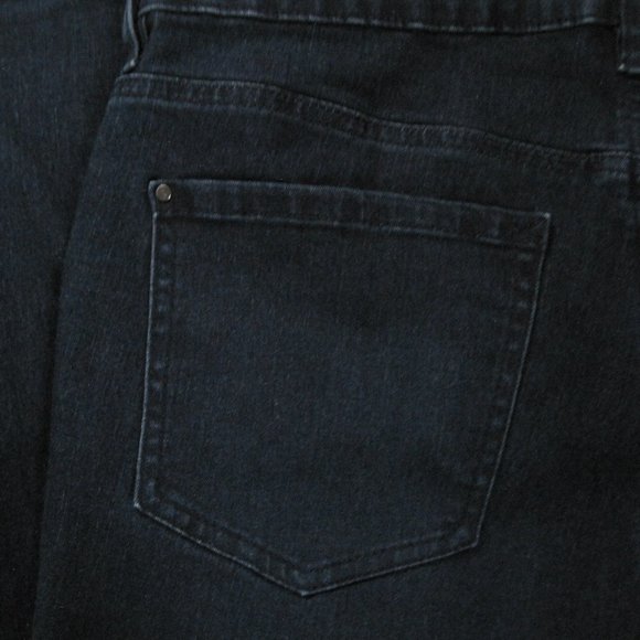 Santana Women’s Dark Denim Wash, Straight Leg Jeans - Size 14 - Picture 5 of 6